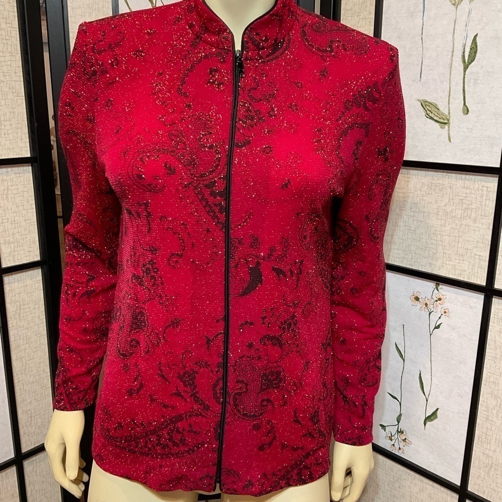 Jeanne Alexander Sparkle Paisley Jacket
